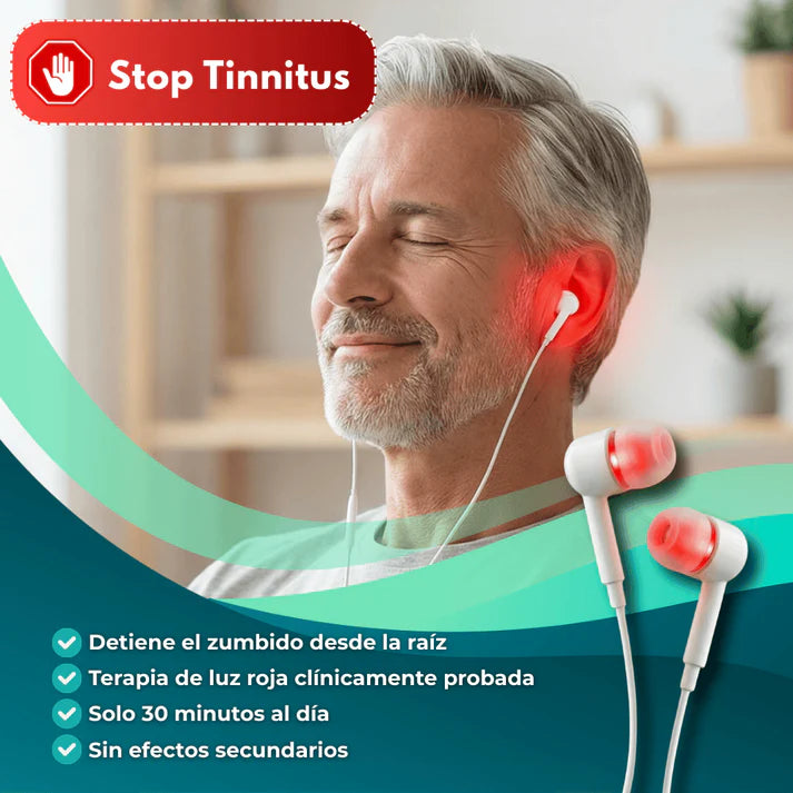 REDRELIEF™ | ¿Zumbidos y pitidos en los oídos? Por fin: alivio duradero con solo 15 minutos al día.