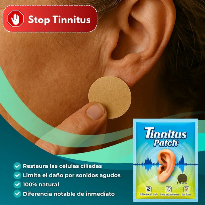 Xclusivly™ Tinnitus Patches | Alivia los Zumbidos y Pitidos de forma natural y comienza a reparar las células ciliadas del Oído en 30 días.