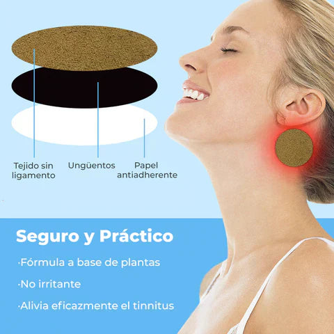 Xclusivly™ Tinnitus Patches | Alivia los Zumbidos y Pitidos de forma natural y comienza a reparar las células ciliadas del Oído en 30 días.